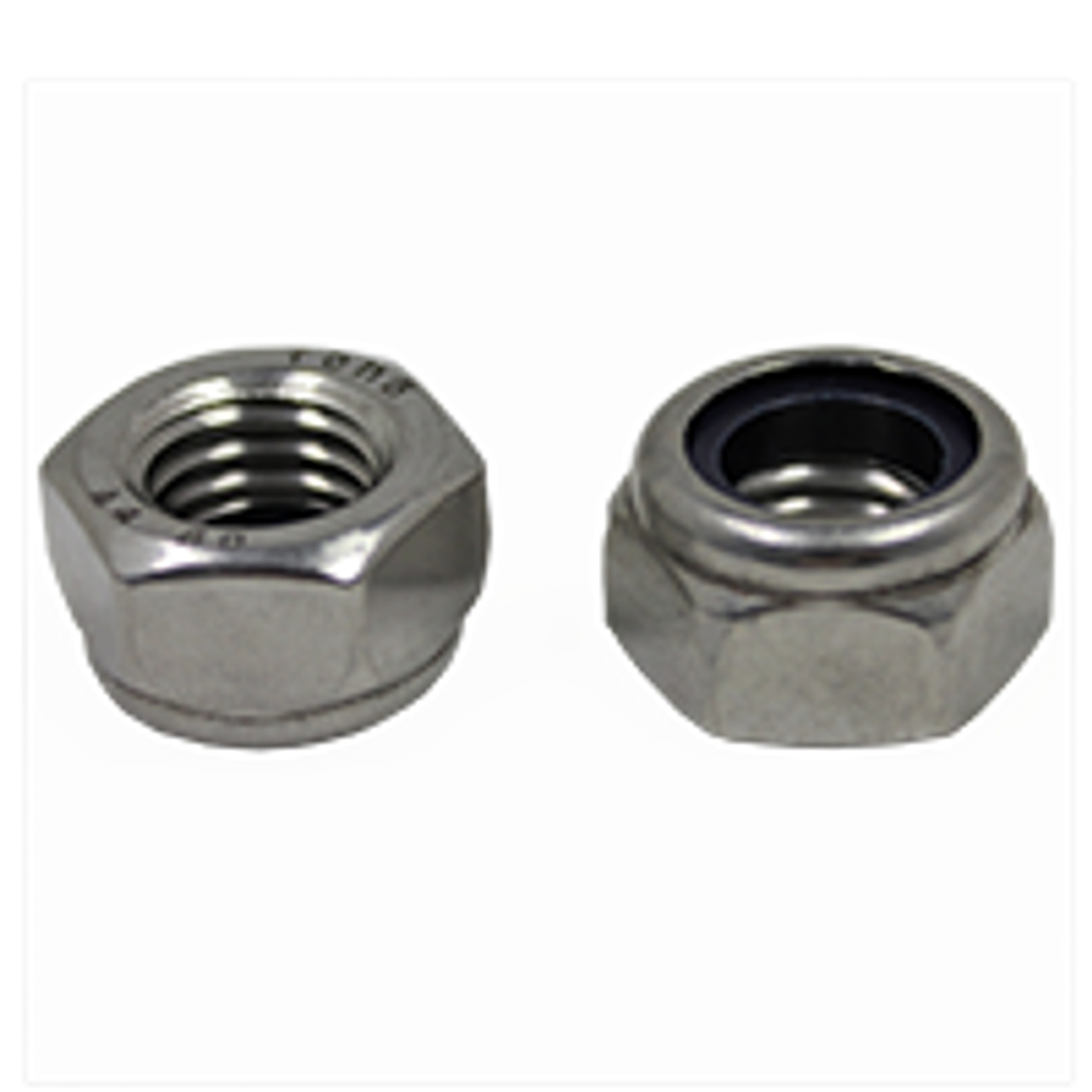 Picture of Brighton Best 563080 M16-2.00 Din 985 Nylon Insert Thin Locknuts Coarse Stainless A4-70